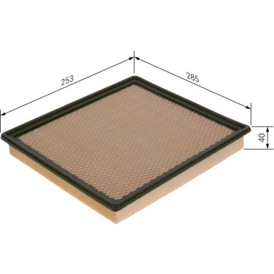 Luftfilter F 026 400 500 Luftfilter F 026 400 500