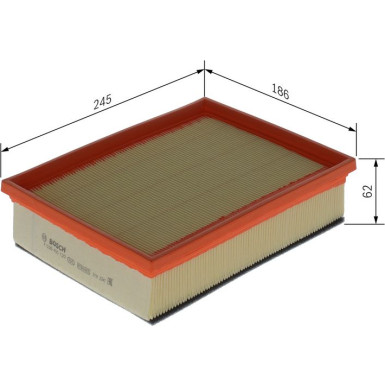 BOSCH F 026 400 120 Luftfilter BOSCH F 026 400 120 Luftfilter