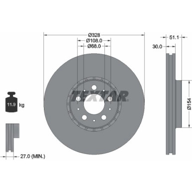 Bremsscheibe 92284105