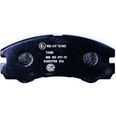 Hella Bremsbelagsatz, Scheibenbremse 8DB 355 017-131 Hella Bremsbelagsatz, Scheibenbremse 8DB 355 017-131