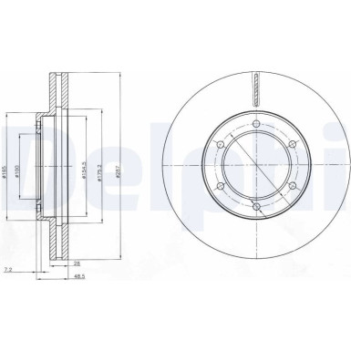 Bremsscheibe BG4209