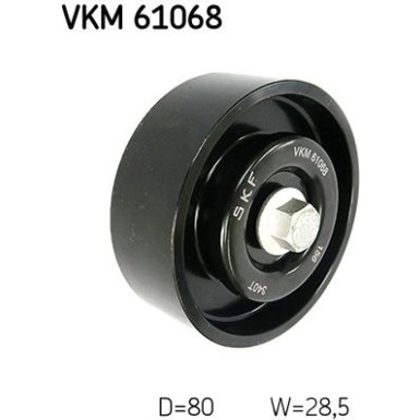 SKF Umlenk-/Führungsrolle, Keilrippenriemen VKM 61068