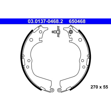 Bremsbackensatz 03.0137-0468.2