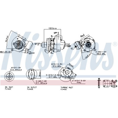 Nissens Turbolader 93107 Nissens Turbolader 93107
