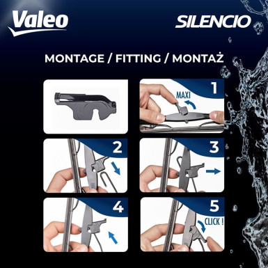Valeo Wischblatt Scheibenwischer SILENCIO CONVENTIONAL SET 574285