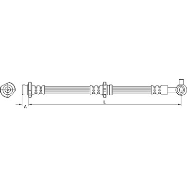 Metzger Bremsschlauch 4110847