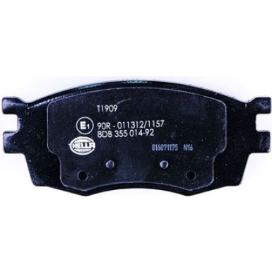 Hella Bremsbelagsatz, Scheibenbremse 8DB 355 014-921 Hella Bremsbelagsatz, Scheibenbremse 8DB 355 014-921