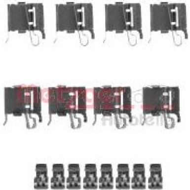 Metzger Zubehörsatz, Scheibenbremsbelag 109-1748