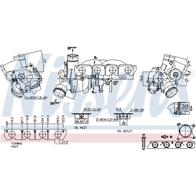 Nissens Turbolader 93196