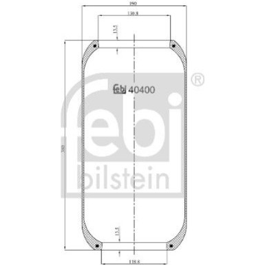 FEBI BILSTEIN 40400 Federbalg, Luftfederung