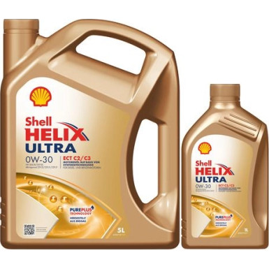SHELL Helix Ultra ECT 0W-30 C2/C3 6L VW & MB Motoröl Aktion 6l