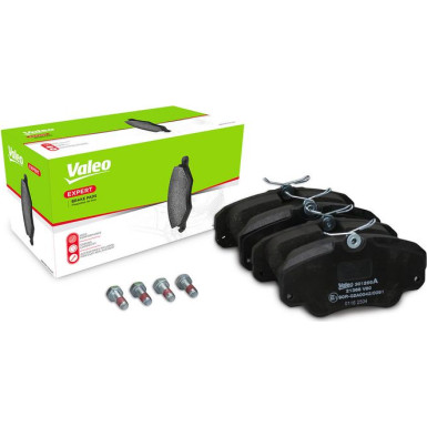 Valeo Bremsbelagsatz, Scheibenbremse EXPERT 301256A Valeo Bremsbelagsatz, Scheibenbremse EXPERT 301256A