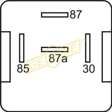 GEBE Relais, Arbeitsstrom 9 9294 1