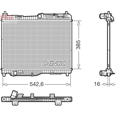 Kühler, Motorkühlung DRM10123 Kühler, Motorkühlung DRM10123