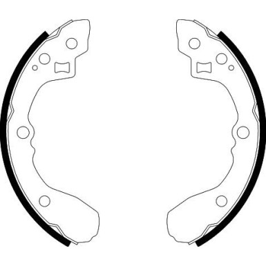 Bremsbackensatz 8DB 355 002-931 Bremsbackensatz 8DB 355 002-931