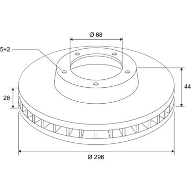 Bremsscheibe 673488