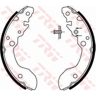 TRW Bremsbackensatz GS8671