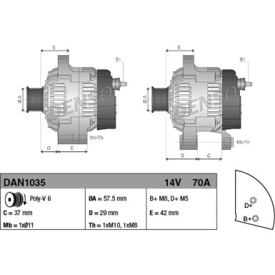 Generator DAN1035 Generator DAN1035