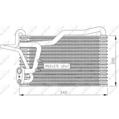 Verdampfer, Klimaanlage 36036 Verdampfer, Klimaanlage 36036
