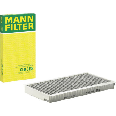 MANN-FILTER CUK 3139 Innenraumfilter, Aktivkohlefilter