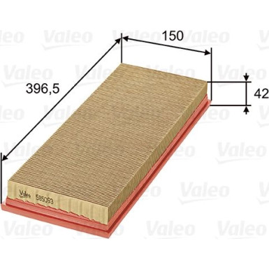 Valeo Luftfilter 585093