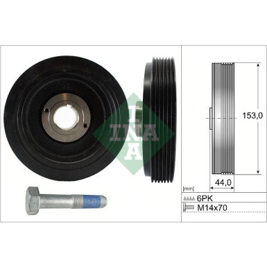 INA Riemenscheibensatz, Kurbelwelle 544 0042 20