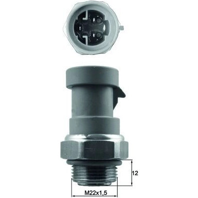 Mahle Temperaturschalter, Kühlerlüfter BEHR TSW 66