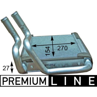 Mahle Wärmetauscher, Innenraumheizung BEHR Premium Line AH 205 000P