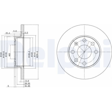 Bremsscheibe BG2148 Bremsscheibe BG2148