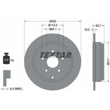 Bremsscheibe 92227203 Bremsscheibe 92227203