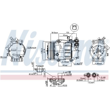 Kompressor, Klimaanlage 89336 Kompressor, Klimaanlage 89336