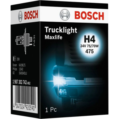BOSCH Glühlampe Trucklight Maxlife WS 1 987 302 742