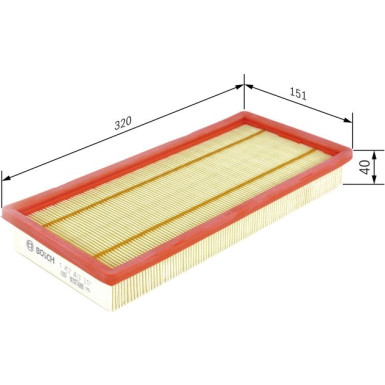 BOSCH 1 457 433 317 Luftfilter BOSCH 1 457 433 317 Luftfilter
