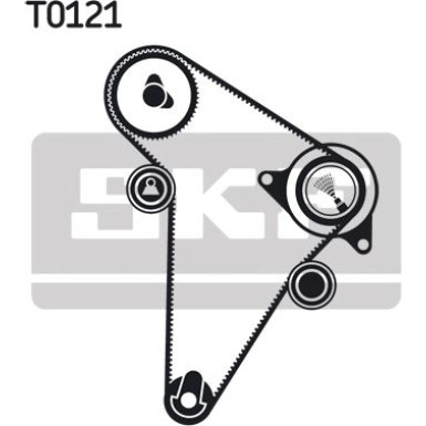 SKF Zahnriemensatz VKMA 03300
