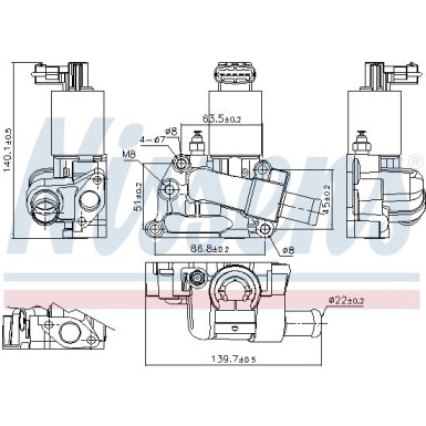AGR-Ventil 98204 AGR-Ventil 98204