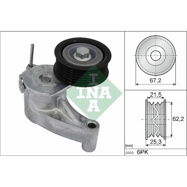 Riemenspanner, Keilrippenriemen 534 0710 10 Riemenspanner, Keilrippenriemen 534 0710 10