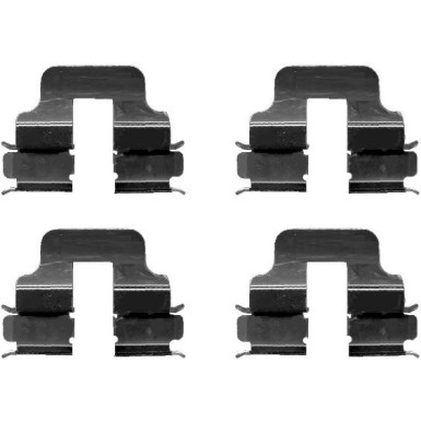 Hella Zubehörsatz, Scheibenbremsbelag 8DZ 355 202-801