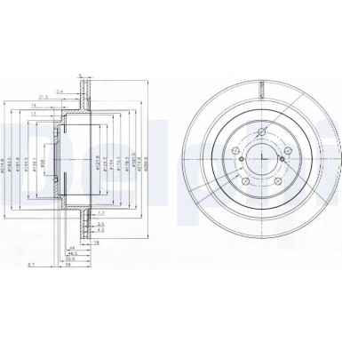 Bremsscheibe BG3931 Bremsscheibe BG3931