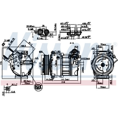 Kompressor, Klimaanlage 890123 Kompressor, Klimaanlage 890123