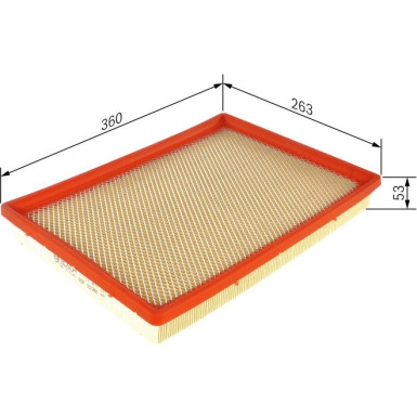 BOSCH F 026 400 266 Luftfilter BOSCH F 026 400 266 Luftfilter