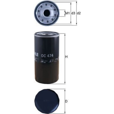 Ölfilter OC 474 Ölfilter OC 474