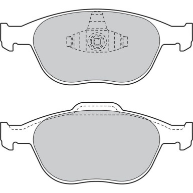 Valeo Bremsbelagsatz, Scheibenbremse 598639 Valeo Bremsbelagsatz, Scheibenbremse 598639
