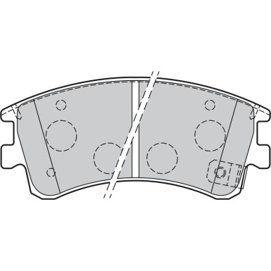 Valeo Bremsbelagsatz, Scheibenbremse ESSENTIAL 301648