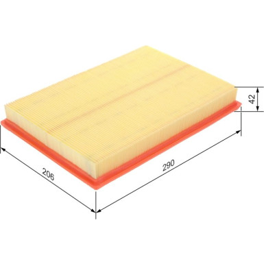 BOSCH 1 457 433 055 Luftfilter BOSCH 1 457 433 055 Luftfilter