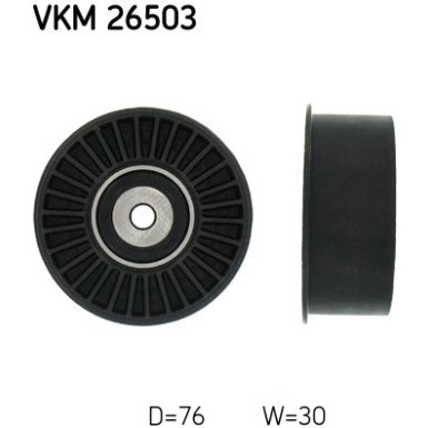SKF Umlenk-/Führungsrolle, Zahnriemen VKM 26503