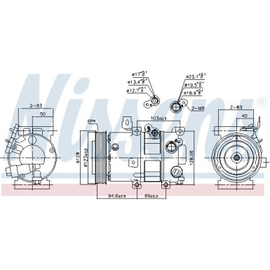 Kompressor, Klimaanlage 890430 Kompressor, Klimaanlage 890430