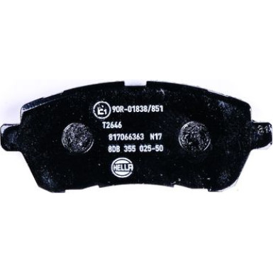 Bremsbelagsatz, Scheibenbremse 8DB 355 025-501 Bremsbelagsatz, Scheibenbremse 8DB 355 025-501