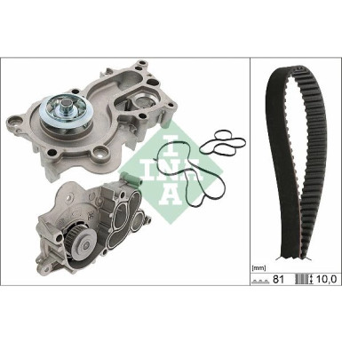 INA Wasserpumpe + Zahnriemensatz 530 0744 30