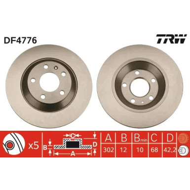 Bremsscheibe DF4776 Bremsscheibe DF4776