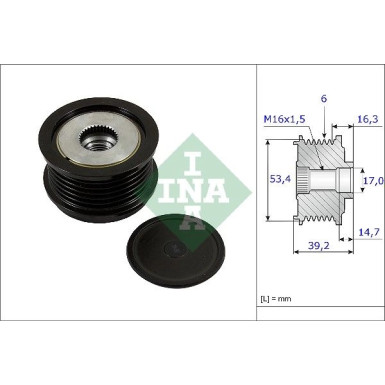 INA Generatorfreilauf 535 0236 10